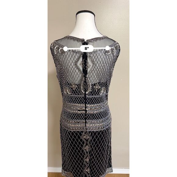 Lara beaded little black dress 33575. Size 10. - Picture 5 of 10